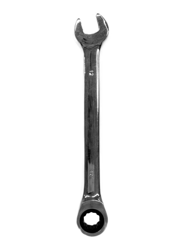 CHROME VANADIUM RACHET COMBINATION SPANNER 12MM-H21