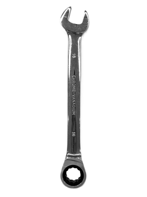 CHROME VANADIUM RACHET COMBINATION SPANNER 16MM-H36