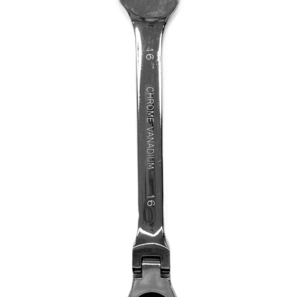 CHROME VANADIUM FLEXIBLE HEAD RACHET COMBINATION RACHET SPANNER 16MM-H37