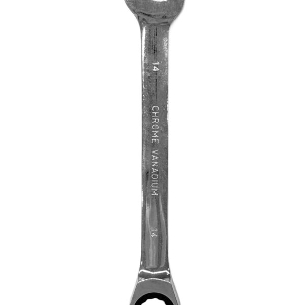 CHROME VANADIUM RACHET COMBINATION SPANNER 14MM-H45
