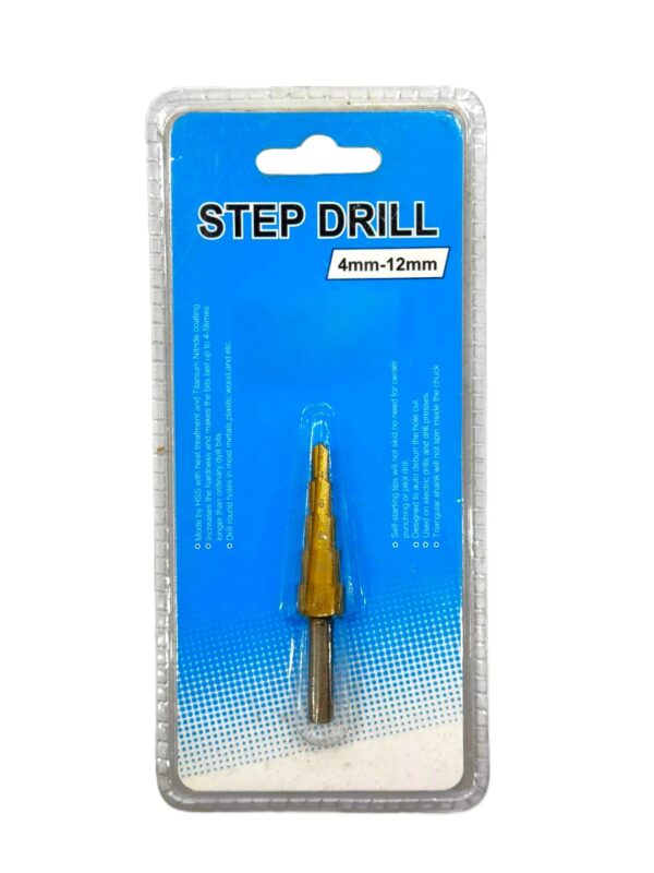 STEP DRILL 4MM-12MM-H64