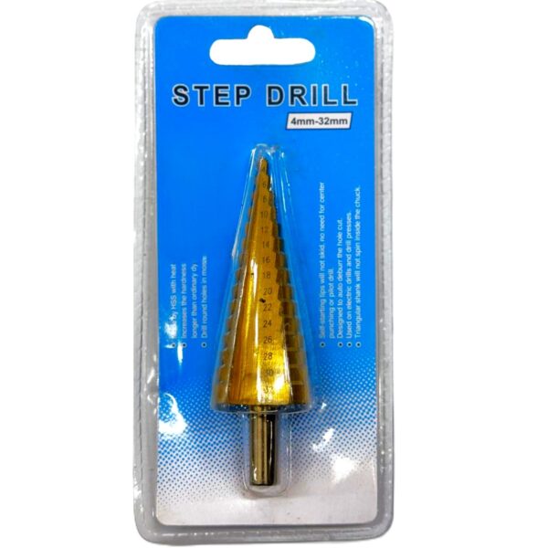 STEP DRILL 4MM-32MM-H65
