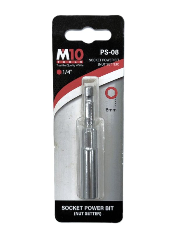 SOCKET POWER BIT 1/4" (NUT SETTER) PS-08-H66