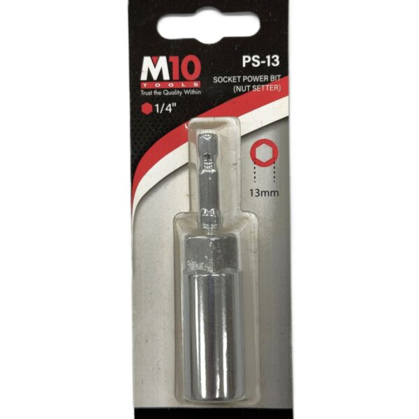 SOCKET POWER BIT 1/4" (NUT SETTER) PS-13 -H68