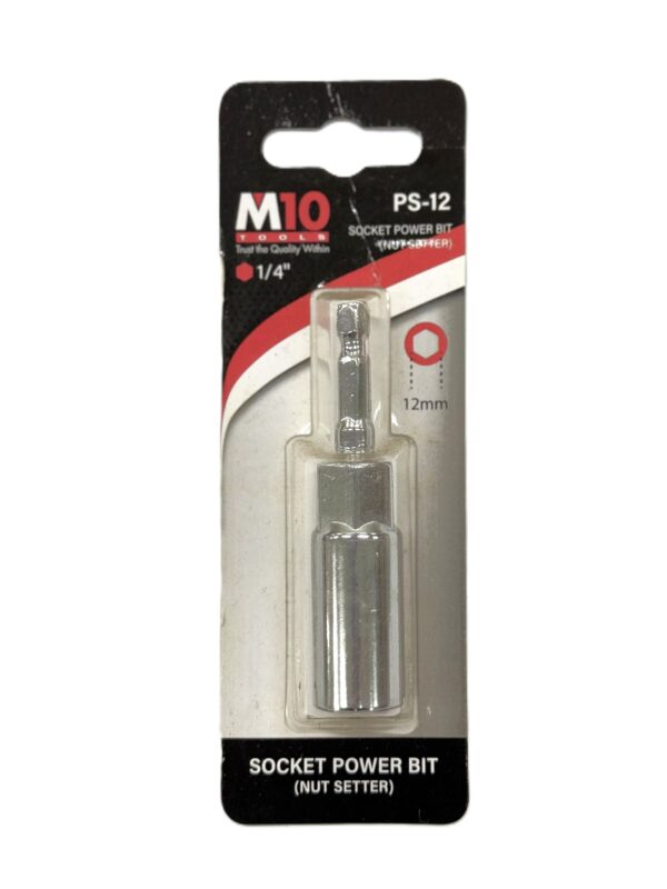 SOCKET POWER BIT 1/4" (NUT SETTER) PS-12 -H69