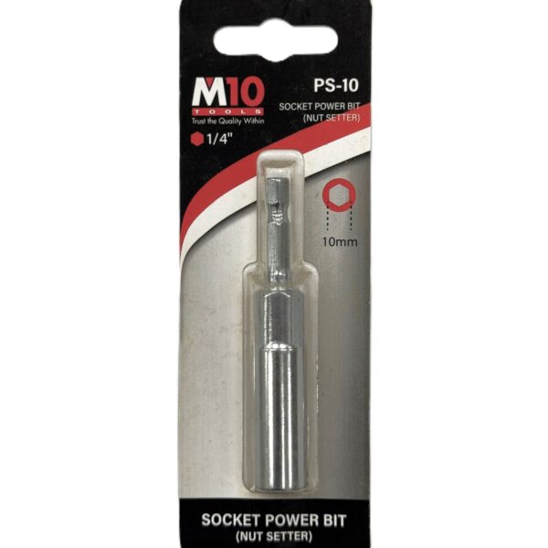 SOCKET POWER BIT 1/4" (NUT SETTER) PS-10 -H70