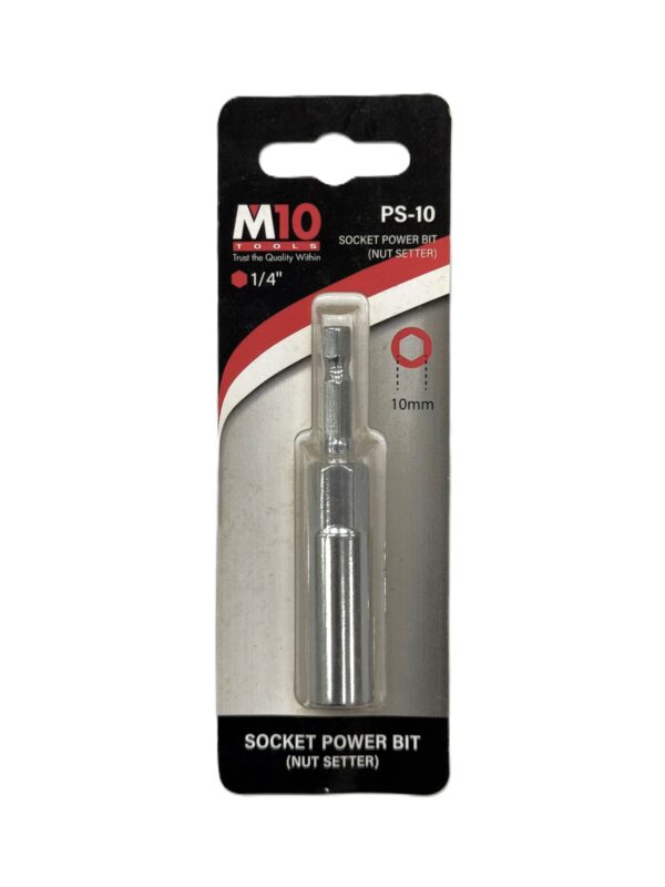 SOCKET POWER BIT 1/4" (NUT SETTER) PS-10 -H70