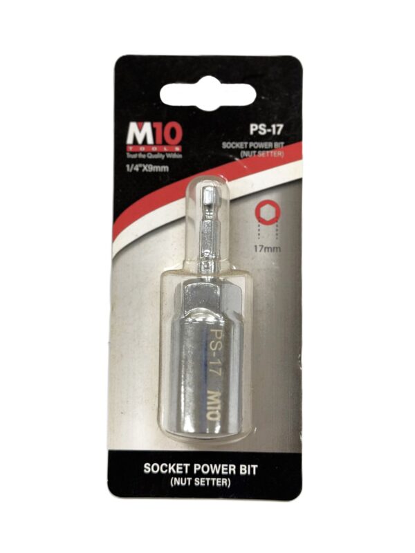 SOCKET POWER BIT 1/4" (NUT SETTER) PS-17 -H71