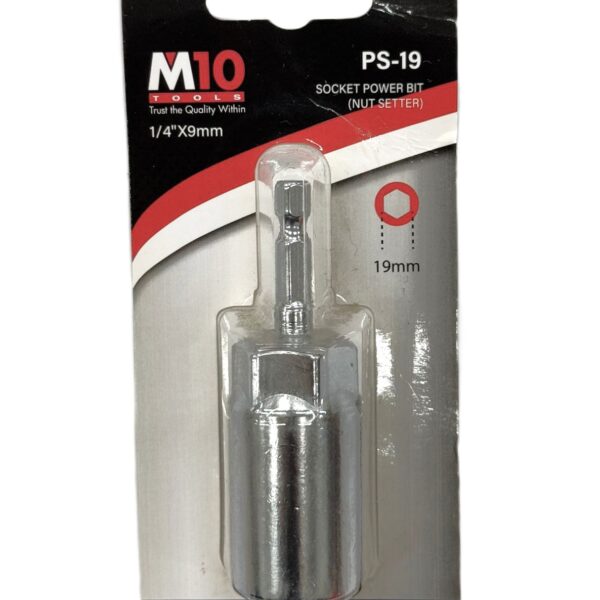 SOCKET POWER BIT 1/4" (NUT SETTER) PS-19 -H72