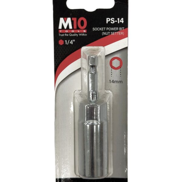 SOCKET POWER BIT 1/4" (NUT SETTER) PS-14 -H73