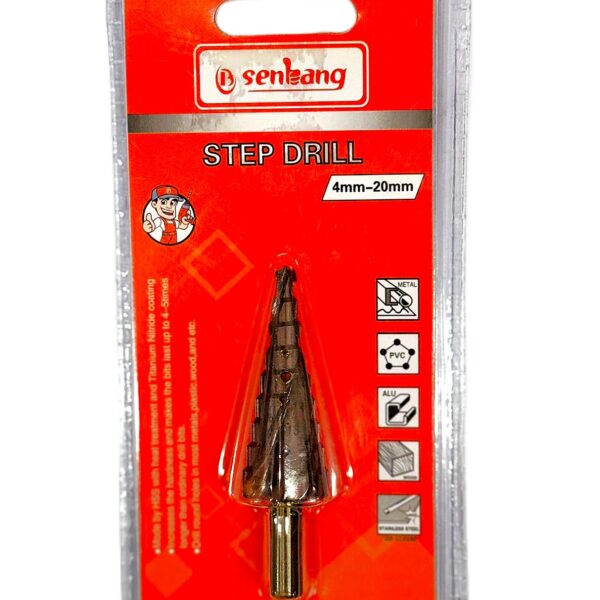 STEP DRILL (4mm-20mm) -H82