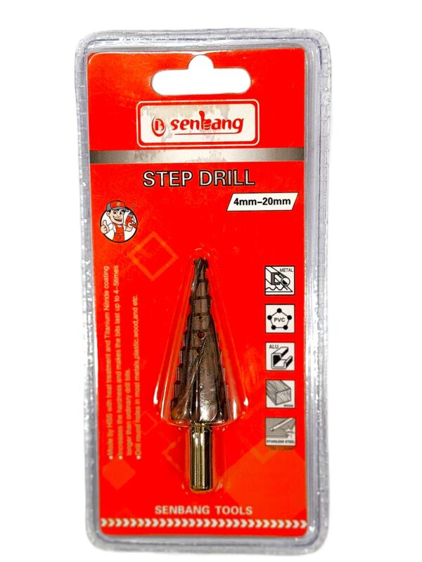 STEP DRILL (4mm-20mm) -H82