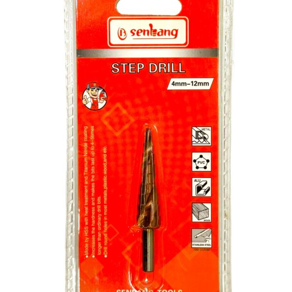 STEP DRILL (4mm-12mm) -H83