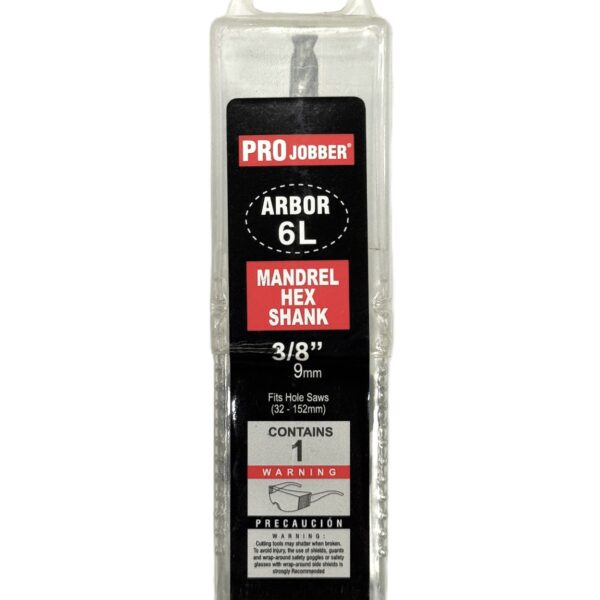 MANDREL HEX SHANK ARBOR (32-152mm) -H88