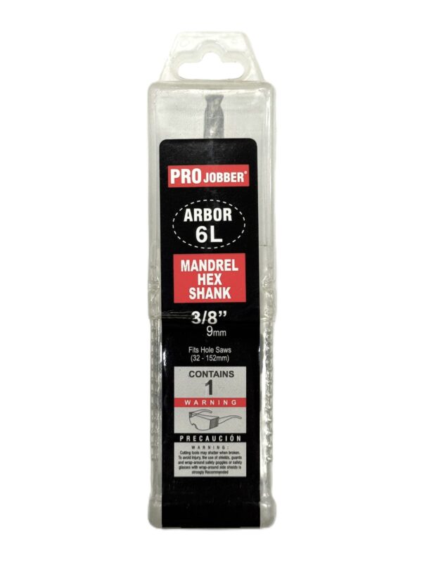 MANDREL HEX SHANK ARBOR (32-152mm) -H88