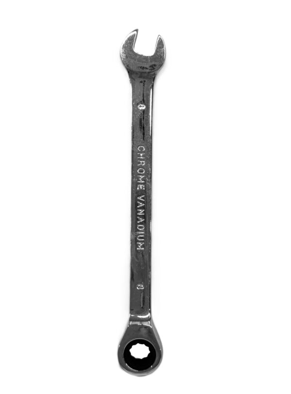 CHROME VANADIUM RACHET COMBINATION SPANNER 8MM-H13