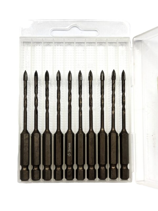 TUNGSTEN CARBIDE DRILL BIT (4CUT) 3MM/pcs-H04