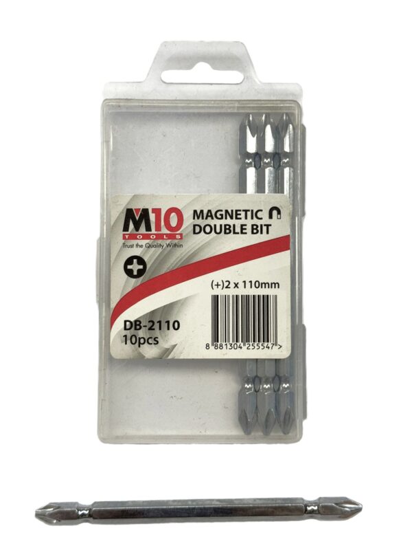 MAGNETIC DOUBLE BIT (+)2x110MM (1PCS)-H35