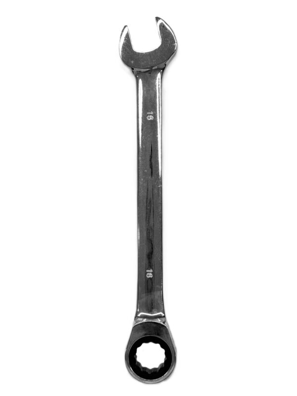 CHROME VANADIUM RACHET COMBINATION SPANNER 16MM-H36