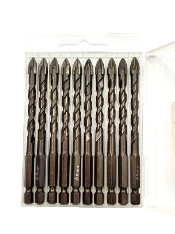 TUNGSTEN CARBIDE DRILL BIT (4CUT) 8MM/pcs-H06