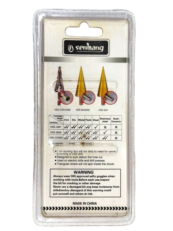 STEP DRILL (4mm-20mm) -H82