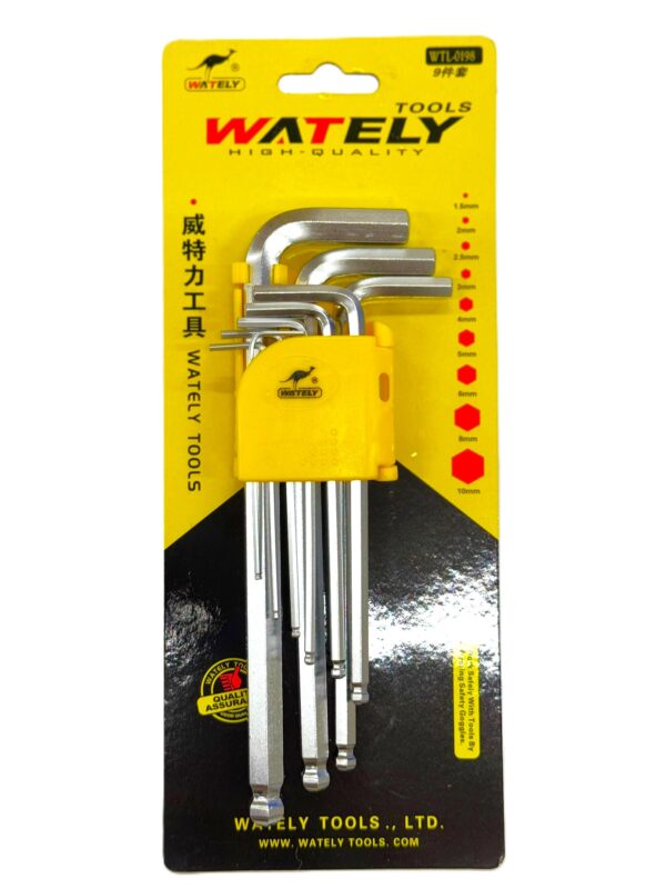 9PCS BALLPOINT ALLEN KEY SET