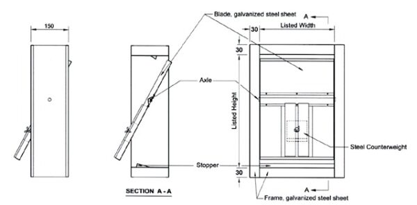 DPRD RELIEF DAMPER