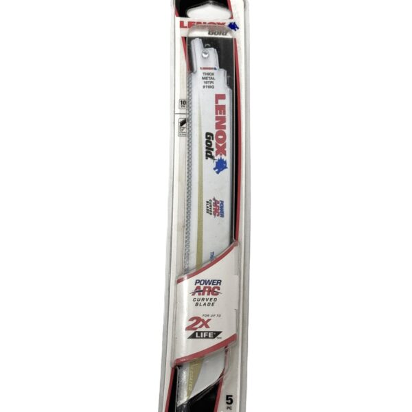 LENOX 9110G BI-METAL TITANIUM EDGE (GOLD) RECIPROCATING SAW BLADE (5PC/PKT) -H131