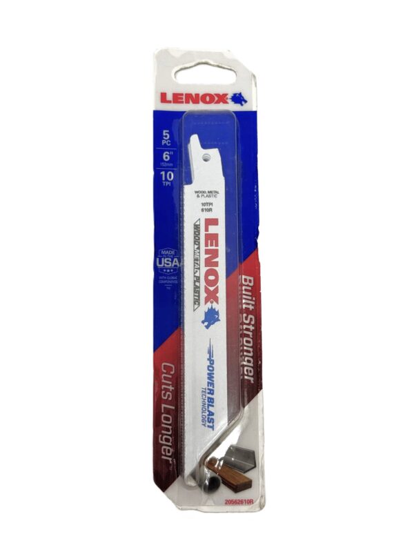 LENOX 610R BI-METAL RECIPROCATION SAW BLADE (5PC/PKT) -H124