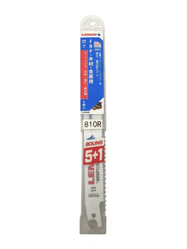 LENOX LXJP810RP BI-METAL RECIPROCATION SAW BLADE (6PC/PKT) -H126