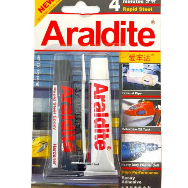 ARALDITE RAPID STEEL EPOXY 4MINS -H121