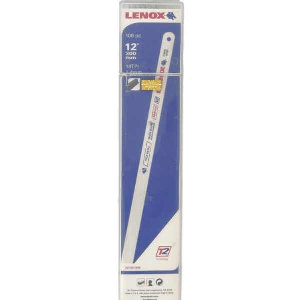 LENOX 20116218HE BI-METAL HACKSAW BLADES (1PC) -H132