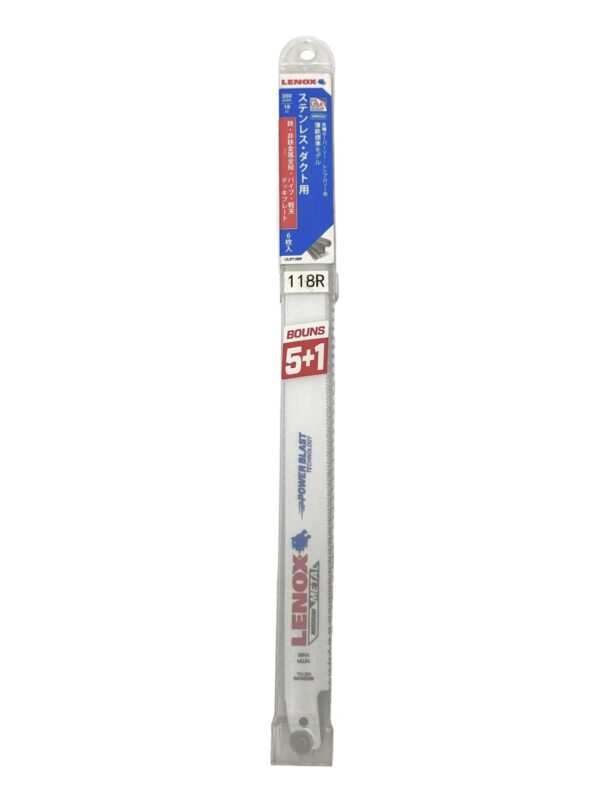 LENOX 118R BI-METAL RECIPROCATION SAW BLADE (6PX/PKT) -H130
