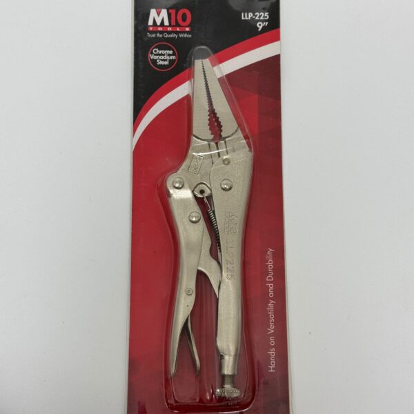 M10 LONG NOSE LOCKING PLIER WITH CUTTER