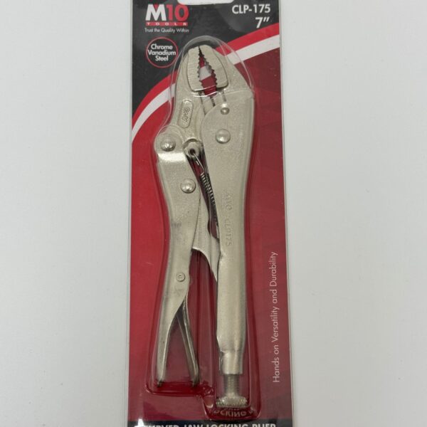 M10 CURVED JAW LOCKING PLIER WITH WIRE CUTTER