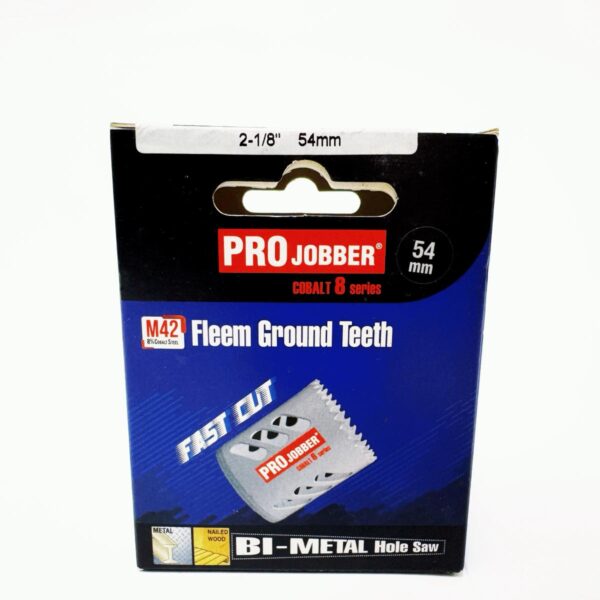PROJOBBER 54MM M42 FLEEM GROUND TEETH BI-METAL HOLE SAW