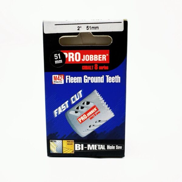 PROJOBBER 51MM M42 FLEEM GROUND TEETH BI-METAL HOLE SAW
