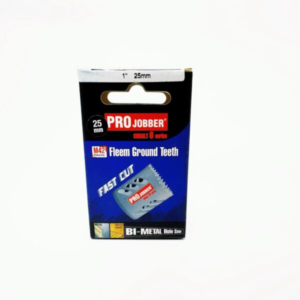 PROJOBBER 25MM M42 FLEEM GROUND TEETH BI-METAL HOLE SAW