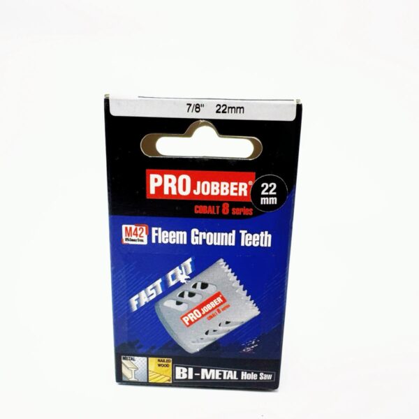 PROJOBBER 22MM M42 FLEEM GROUND TEETH BI-METAL HOLE SAW