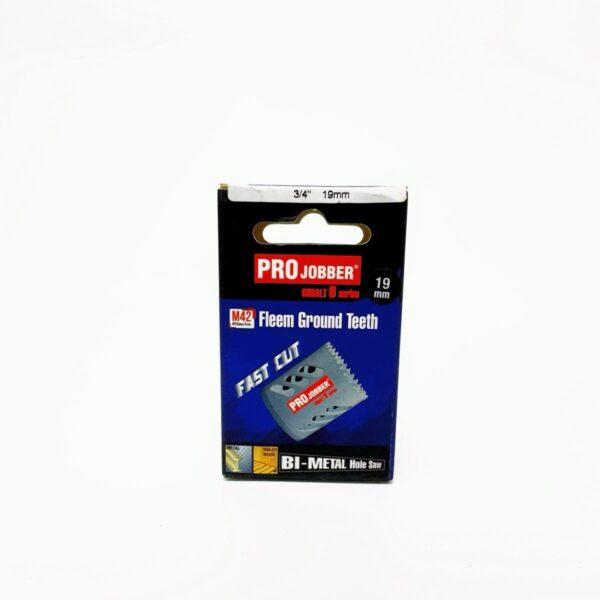 PROJOBBER 19MM M42 FLEEM GROUND TEETH BI-METAL HOLE SAW