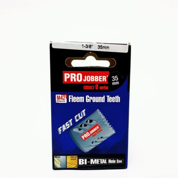 PROJOBBER 35MM M42 FLEEM GROUND TEETH BI-METAL HOLE SAW