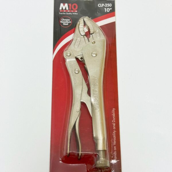M10 CURVED JAW LOCKING PLIER WITH WIRE CUTTER