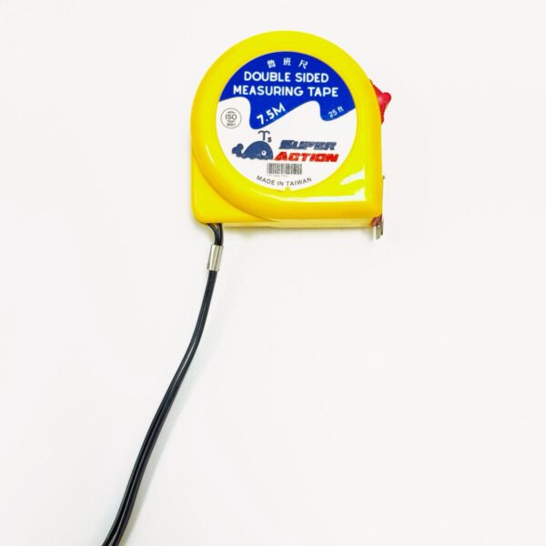 SUPER ACTION MEASURING TAPE 7.5MX25FT DOUBLE FACE