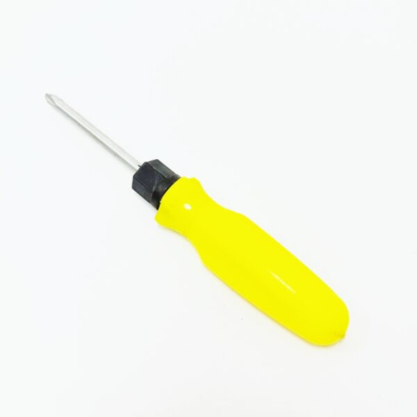 PLASTIC YELLOW HANDLE SCREWDRIVER