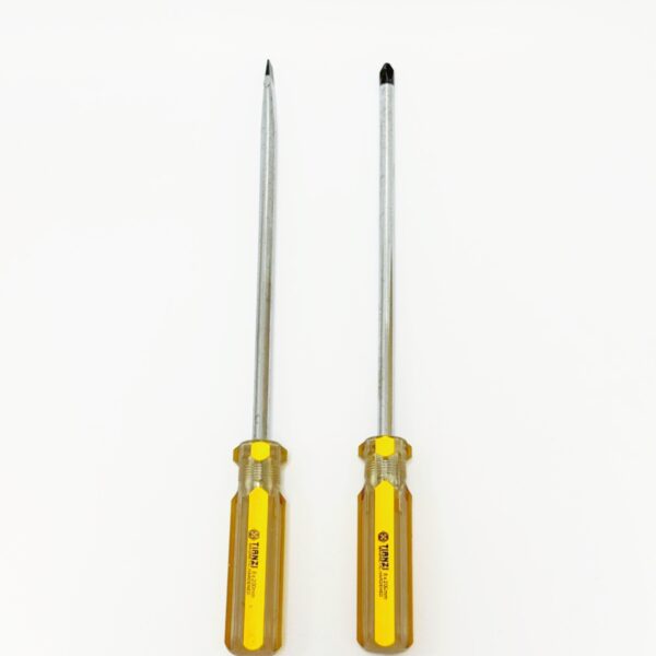 YELLOW CLEAR HANDLE SCREWDRIVER
