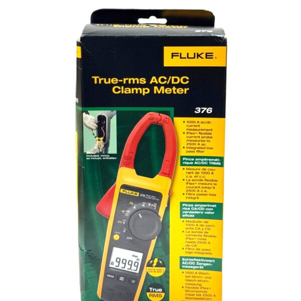 FLUKE TRUE-RMS AC/DC CLAMP METER 376