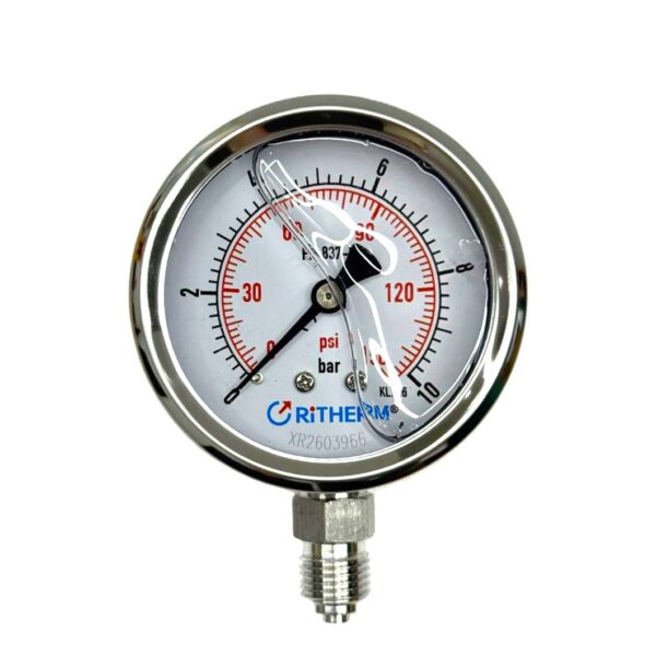 RITHERM PRESSURE GAUGE 0-10BAR